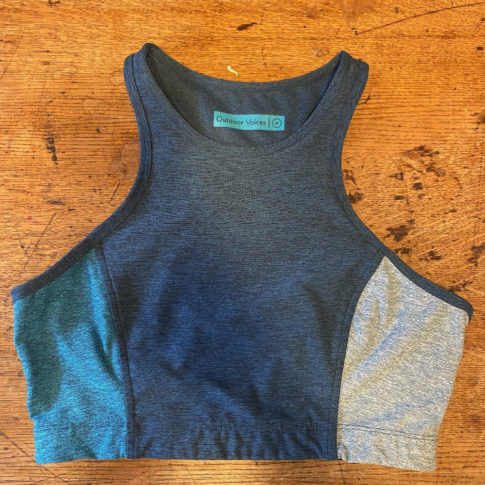 Colorblock Athena crop top